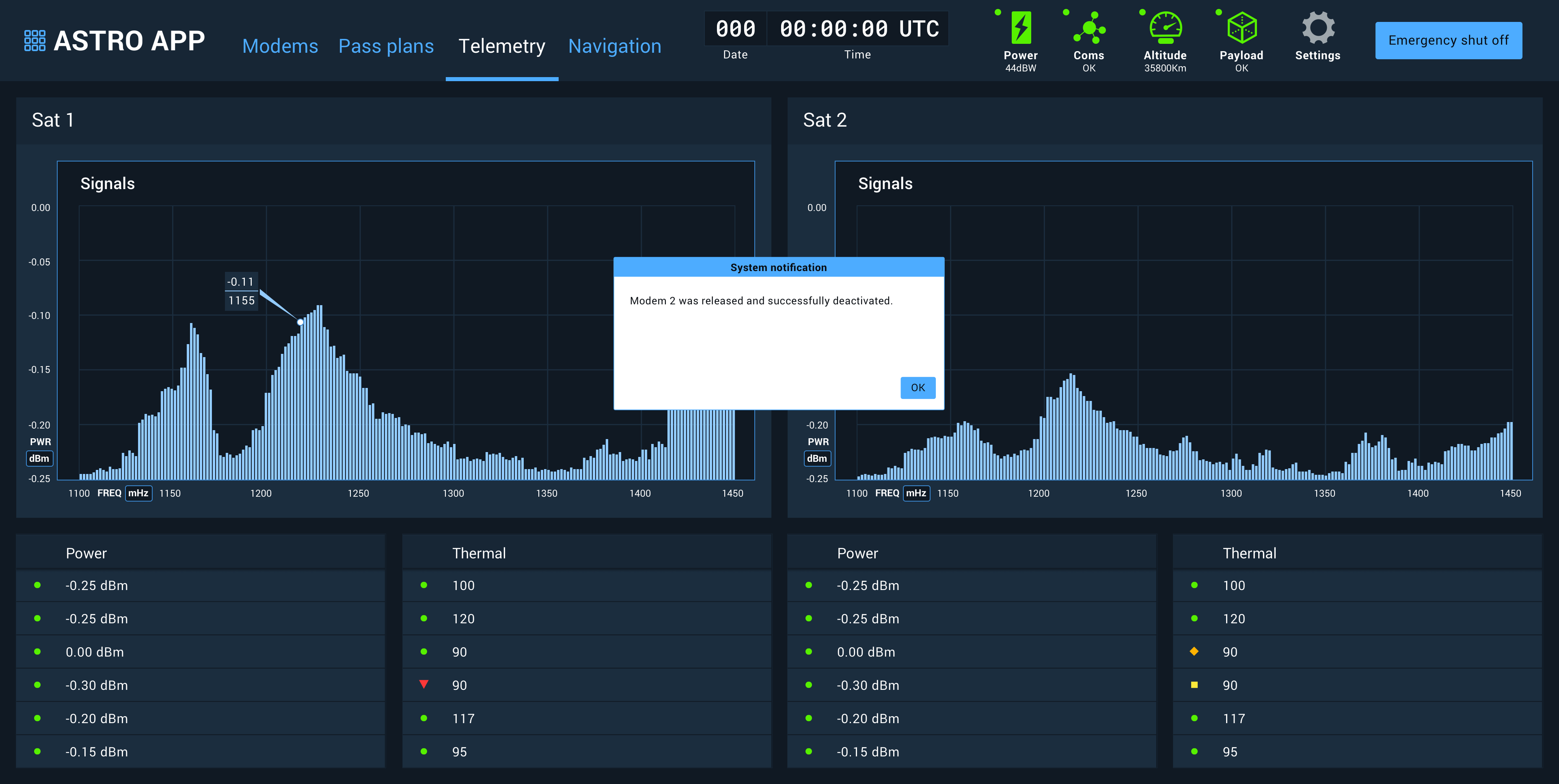 Example of a predominantly dark theme interface with the modal window rendered using the light theme to place greater emphasis on an interaction demanding the user’s attention.